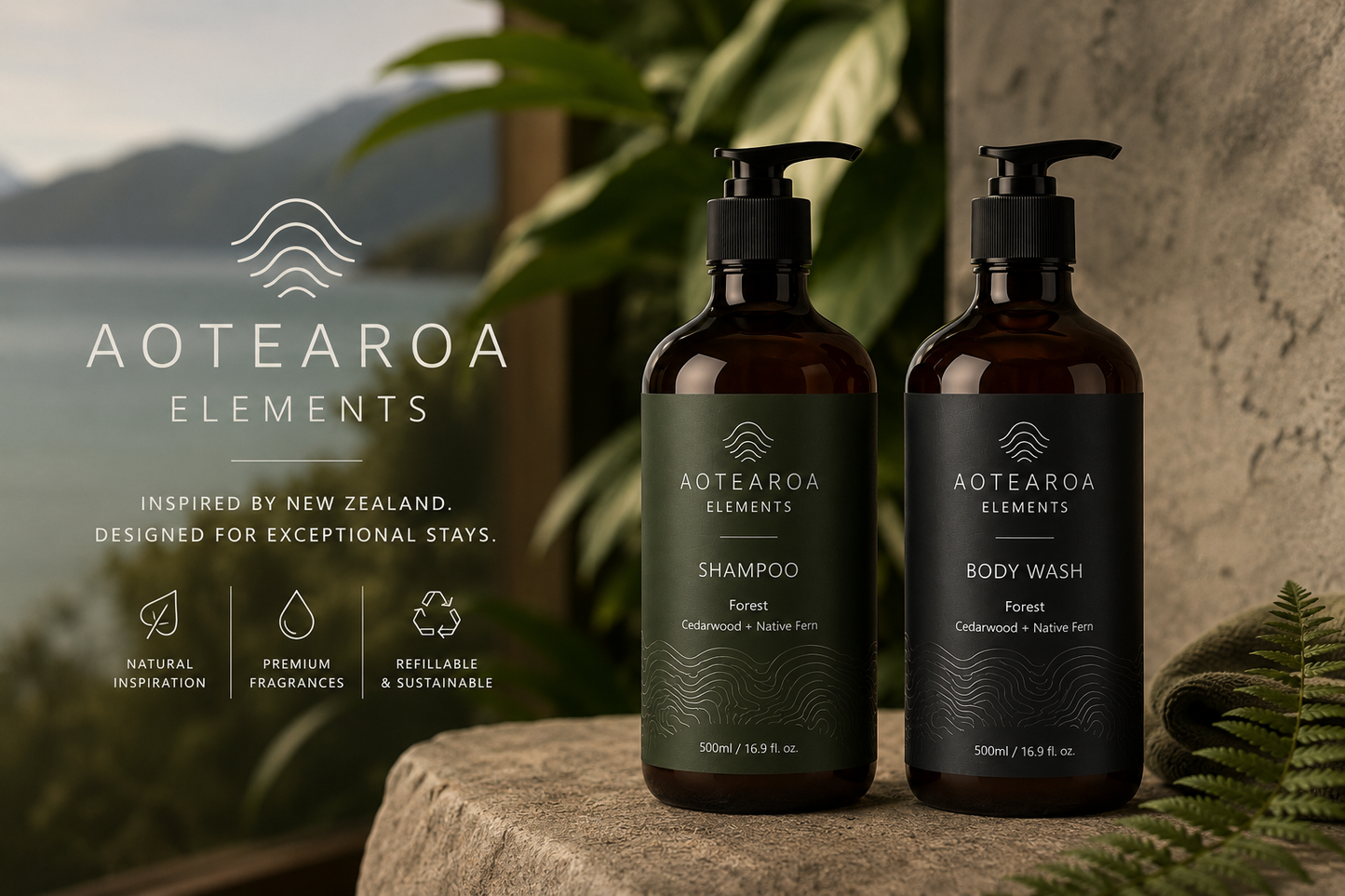 Aotearoa Elements Shampoo - 500ml