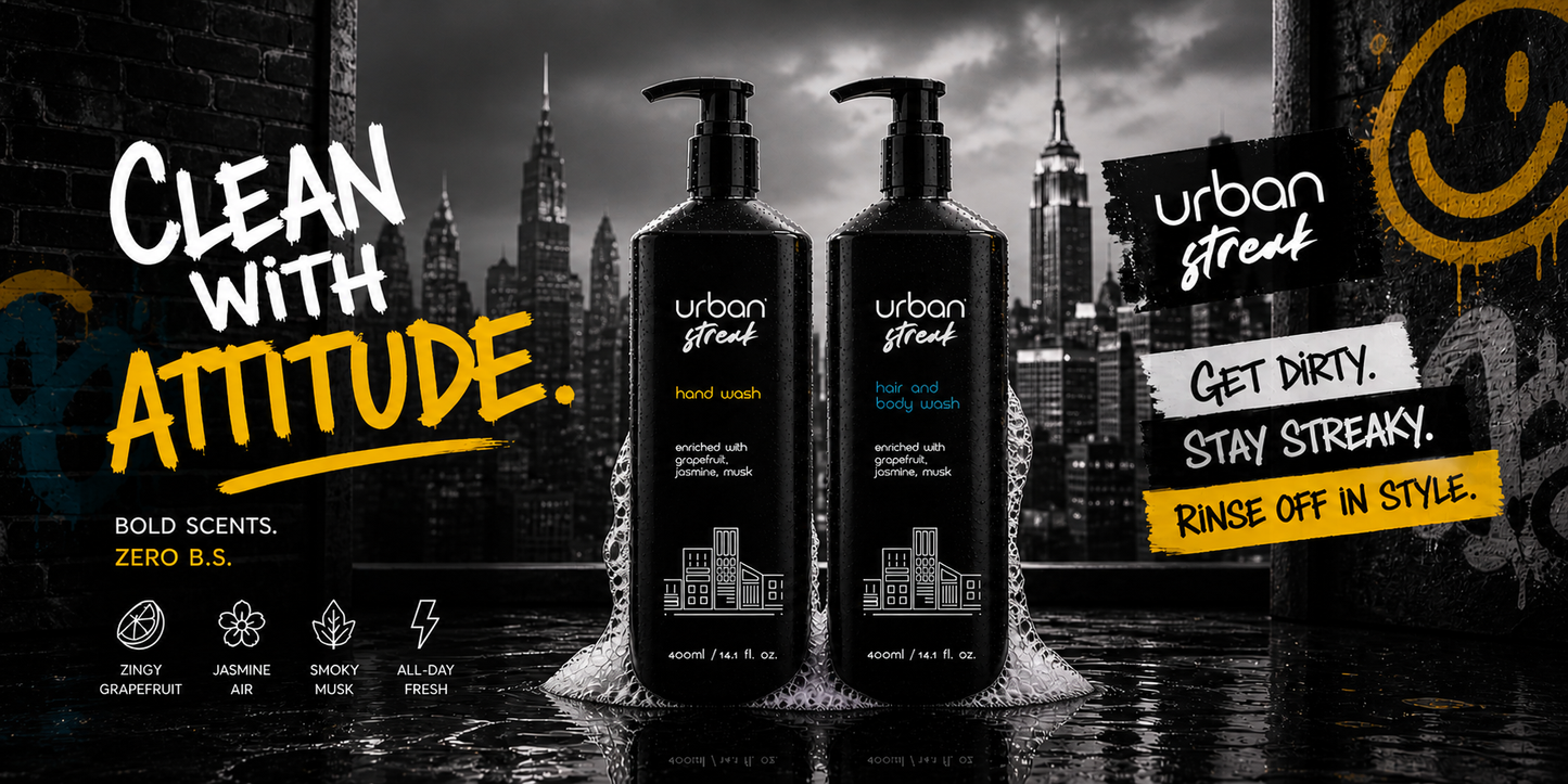 Urban Streak Hair & Body Wash - 400ml